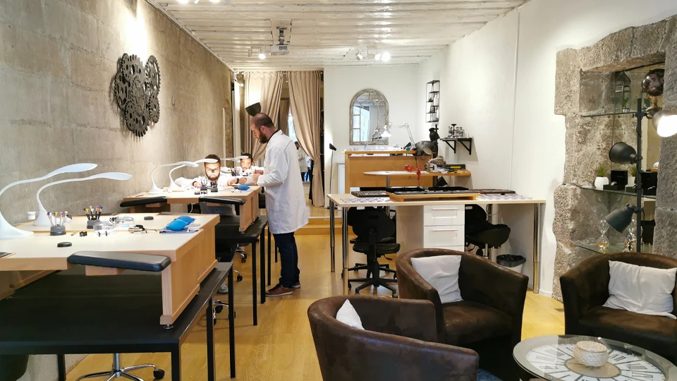 The Initium watchmaking workshop in Geneva